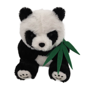 Panda with bamboo