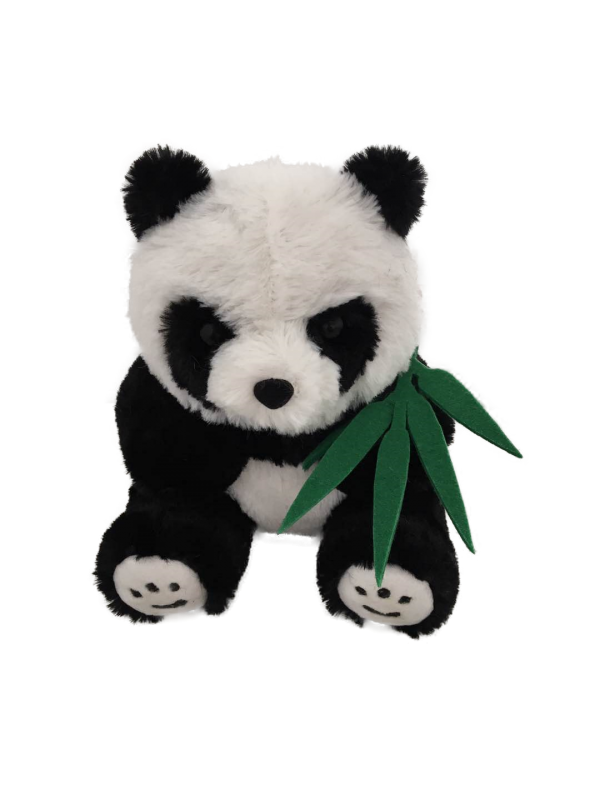 Panda with bamboo